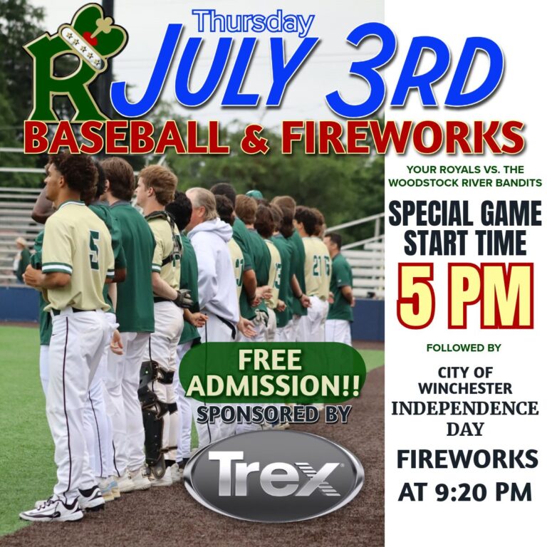 Winchester Royals Baseball Game – FREE
