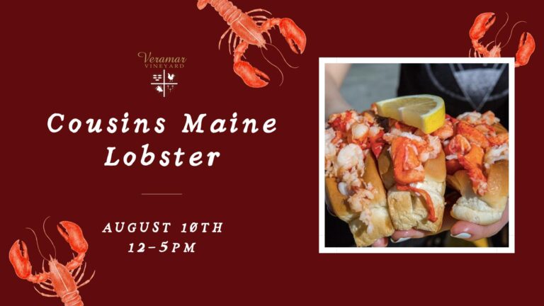 Cousins Maine Lobster at Veramar Vineyard Cousins Maine Lobster at Veramar Vineyard