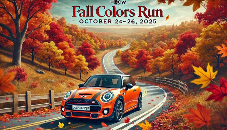 Mini Cooper Rally – Fall Colors Run 2025