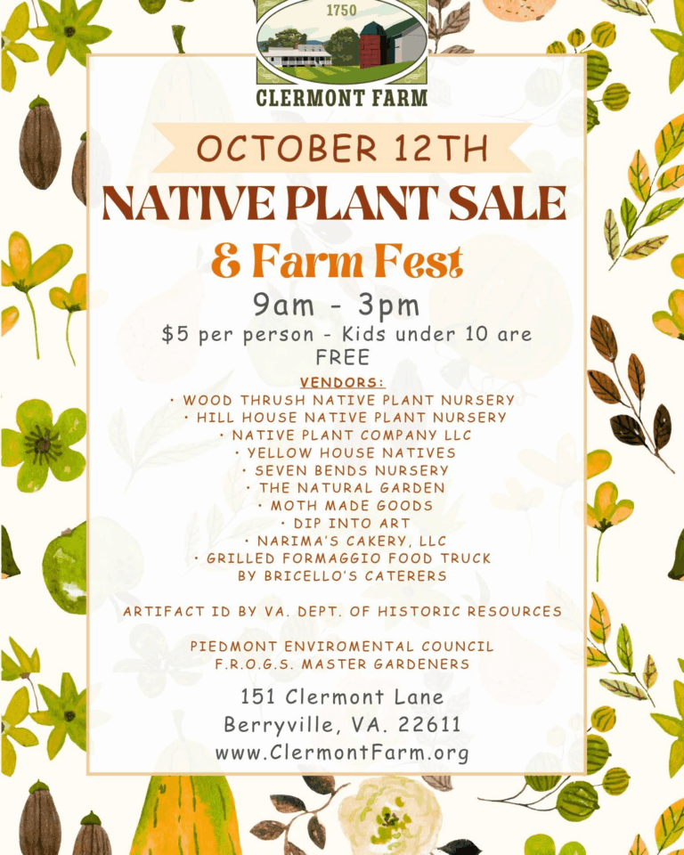 3rd Annual Native Plant Sale & Farm Fest