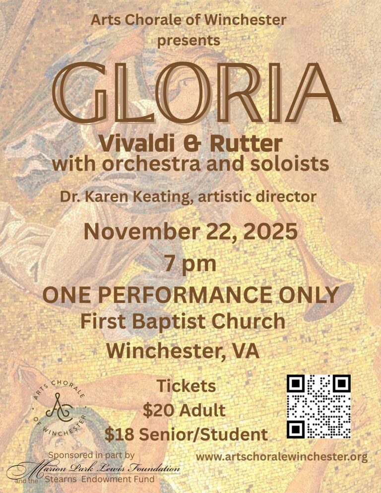 Arts Chorale of Winchester Gloria Concert