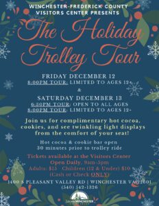 Winchester Holiday Lights Trolley Tour