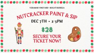 Nutcracker Paint & Sip