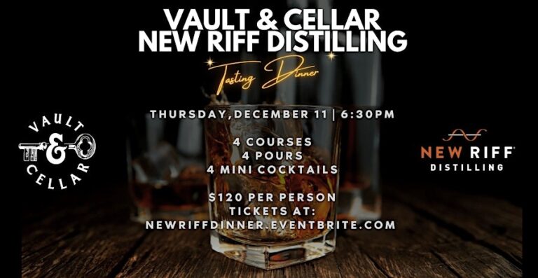 New Riff Distilling Bourbon Dinner New Riff Distilling Bourbon Dinner