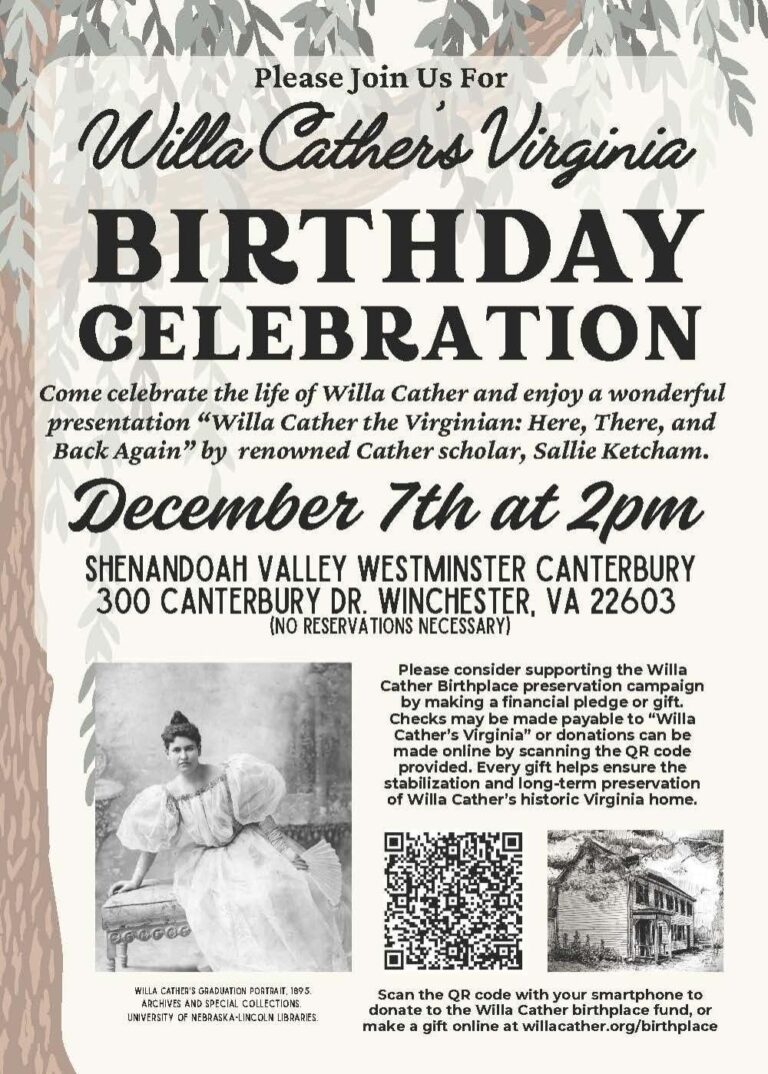 Willa Cather Birthday
