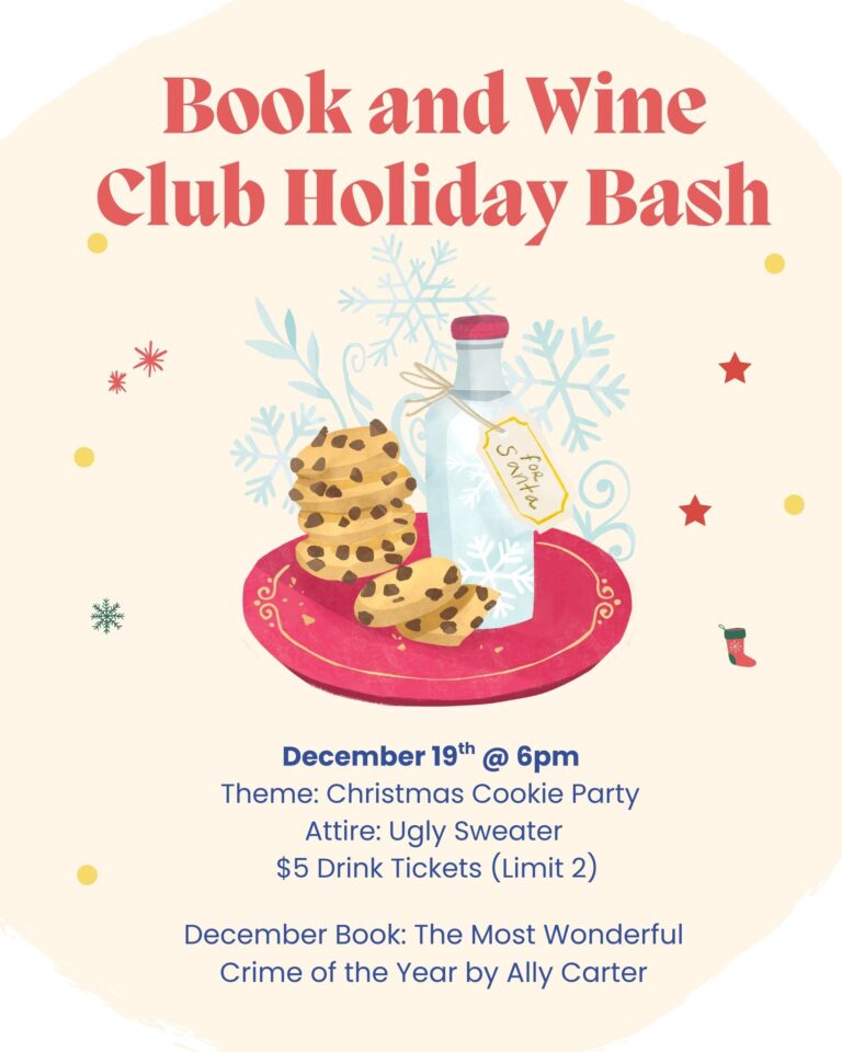 Book and Wine Club Holiday Bash Book and Wine Club Holiday Bash