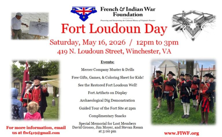 Fort Loudoun Day Living History Event