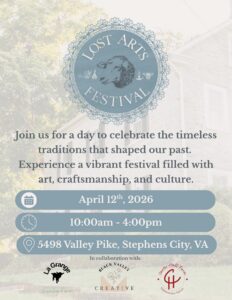 Lost Arts Festival 2026