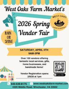 West Oaks Spring Vendor Fair