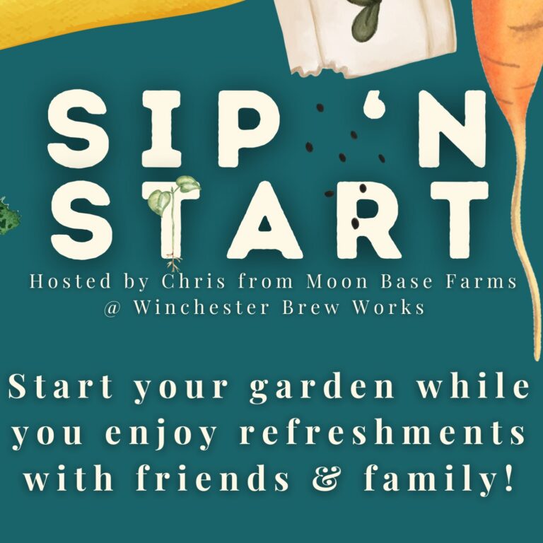 Sip ‘N Start with Moon Base Farms @ Winchester Brew Works
