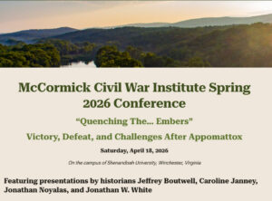 McCormick Civil War Institute Spring 2025 Conference
