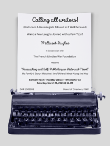 Researching and Self-Publishing a Historical Novel