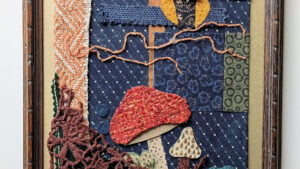 ShenArts Scrap Fabric Collage class