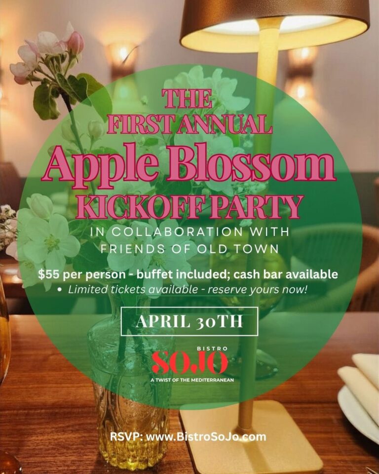 First Annual Apple Blossom Kick-Off Party at Bistro Sojo
