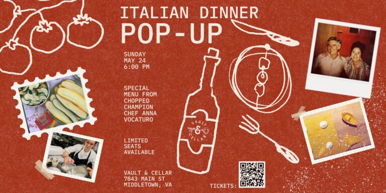 Italian Dinner Pop-Up with Chopped Champ Anna Vocaturo