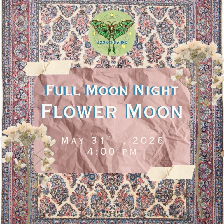 Full Moon Night: Flower Moon