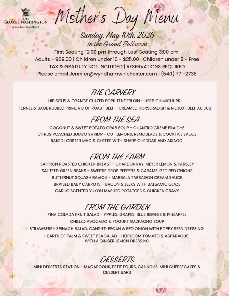 Mother’s Day Luncheon at the George Washington Hotel