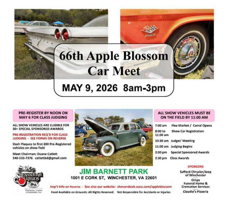 Apple Blossom Antique Car Show
