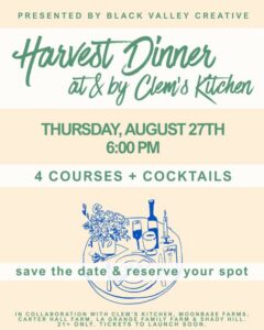 Harvest Dinner at Clem’s Kitchen