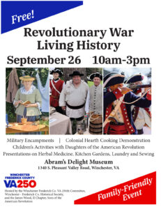 Revolutionary War Living History Event
